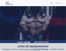 Tablet Screenshot of exercitarfitness.com.br